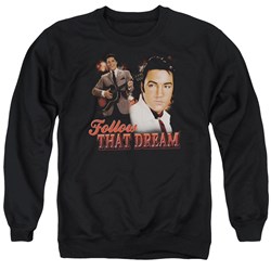 Elvis - Mens Follow That Dream Sweater