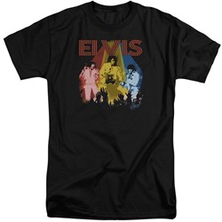 Elvis - Mens Vegas Remembered Tall T-Shirt