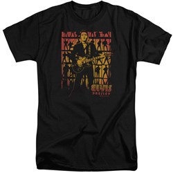 Elvis - Mens Comeback Spotlight Tall T-Shirt