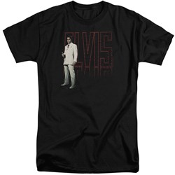 Elvis - Mens White Suit Tall T-Shirt