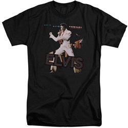 Elvis - Mens Hit The Lights Tall T-Shirt