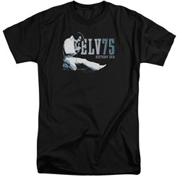 Elvis - Mens Elv 75 Logo Tall T-Shirt