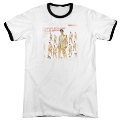 Elvis - Mens 50 Million Fans Ringer T-Shirt