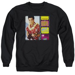 Elvis - Mens Blue Hawaii Album Sweater
