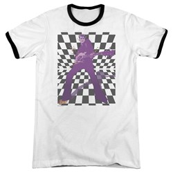 Elvis - Mens Let'S Rock Ringer T-Shirt
