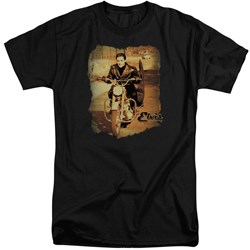 Elvis - Mens Hit The Road Tall T-Shirt