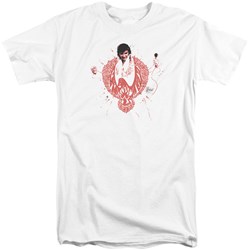 Elvis - Mens Red Pheonix Tall T-Shirt
