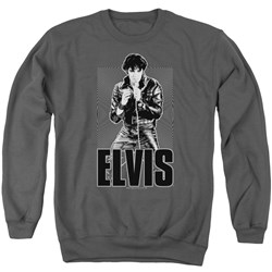 Elvis - Mens Leather Sweater