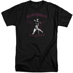 Elvis - Mens Viva Las Vegas Star Tall T-Shirt