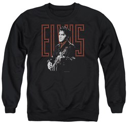 Elvis - Mens Red Guitarman Sweater