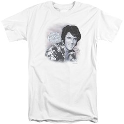 Elvis - Mens Lonesome Tonight Tall T-Shirt