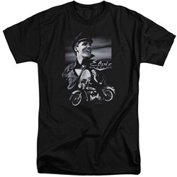 Elvis - Mens Motorcycle Tall T-Shirt