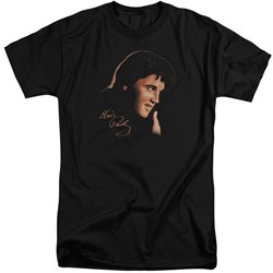 Elvis - Mens Warm Portrait Tall T-Shirt