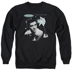 Elvis - Mens Teal Portrait Sweater