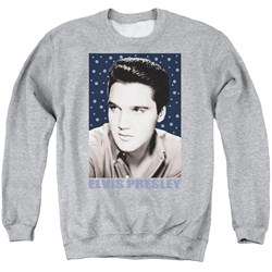 Elvis - Mens Blue Sparkle Sweater