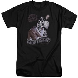 Elvis - Mens Violet Vegas Tall T-Shirt