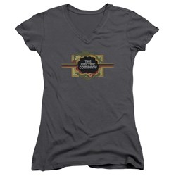 Electric Company - Juniors Logo V-Neck T-Shirt