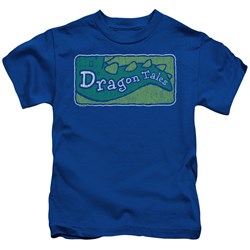 Dragon Tales - Little Boys Logo Distressed T-Shirt