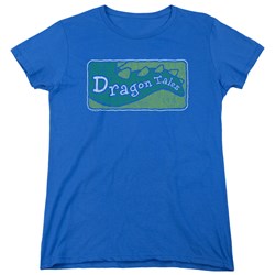 Dragon Tales - Womens Logo Distressed T-Shirt