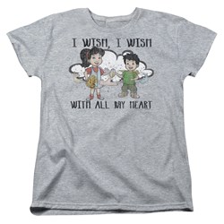 Dragon Tales - Womens I Wish With All My Heart T-Shirt