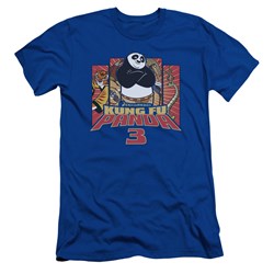 Kung Fu Panda - Mens Kung Furry Slim Fit T-Shirt