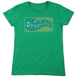 Dragon Tales - Womens Logo Clean T-Shirt