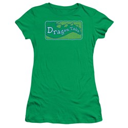 Dragon Tales - Juniors Logo Distressed T-Shirt