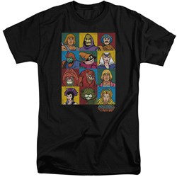 Masters Of The Universe - Mens Character Heads Tall T-Shirt