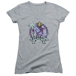 Masters Of The Universe - Juniors Skeletor V-Neck T-Shirt