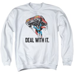 DC Comics - Mens Deal With It Sweater