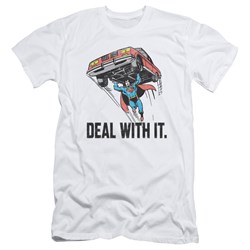 DC Comics - Mens Deal With It Premium Slim Fit T-Shirt