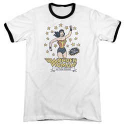 DC Comics - Mens Action Figure Ringer T-Shirt