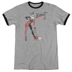 DC Comics - Mens Harley Hammer Ringer T-Shirt