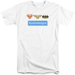 DC Comics - Mens Hashtag Jla Tall T-Shirt