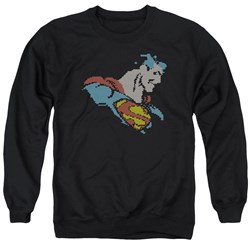 DC Comics - Mens Lite Brite Superman Sweater