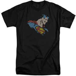 DC Comics - Mens Lite Brite Superman Tall T-Shirt