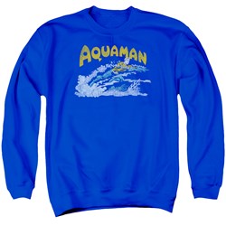 DC Comics - Mens Aqua Swim Sweater