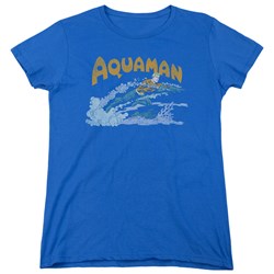 DC Comics - Womens Aqua Swim T-Shirt