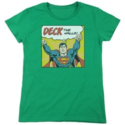 DC Comics - Womens Deck The Halls T-Shirt