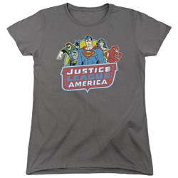 DC Comics - Womens 8 Bit League T-Shirt