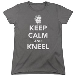 DC Comics - Womens Keep Calm And Kneel T-Shirt