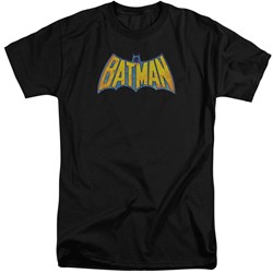 DC Comics - Mens Batman Neon Distress Logo Tall T-Shirt