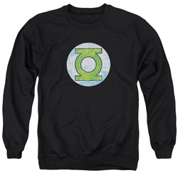 DC Comics - Mens Gl Neon Distress Logo Sweater