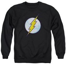DC Comics - Mens Flash Neon Distress Logo Sweater