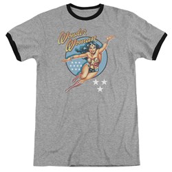 DC Comics - Mens Wonder Woman Vintage Ringer T-Shirt