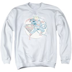 DC Comics - Mens Retro Superman Iron On Sweater