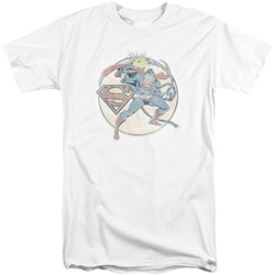 DC Comics - Mens Retro Superman Iron On Tall T-Shirt