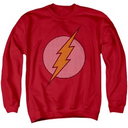 DC Comics - Mens Flash Little Logos Sweater