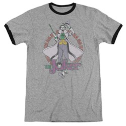 DC Comics - Mens Maniacal Ringer T-Shirt