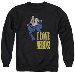 DC Comics - Mens I Love Nerds Sweater